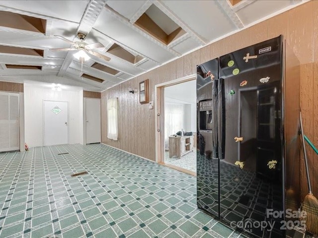 1406 Old Puckett Pl Unit 14, York, SC 29745 - foyer entrance featuring ceiling fan and wood walls