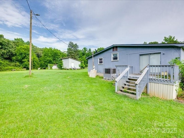 1406 Old Puckett Pl Unit 14, York, SC 29745 - back of property with a yard and a wooden deck