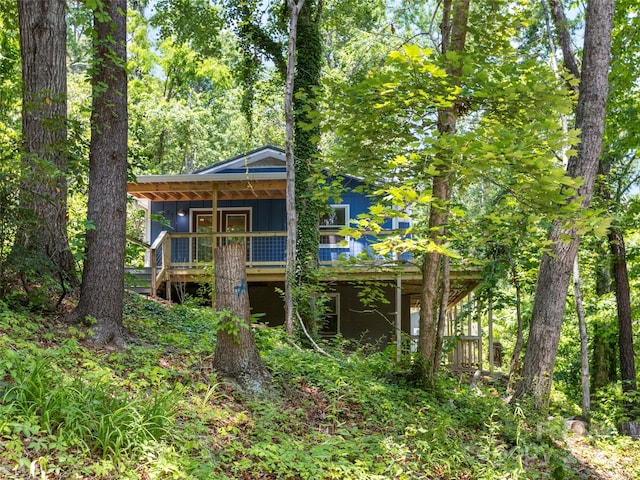 45 Avondale Heights Rd, Asheville, NC 28803 - back of property