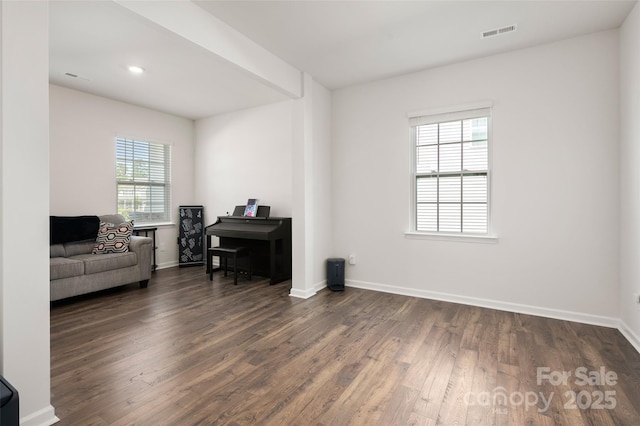 9529 Cotswood Pl, Gastonia, NC 28056 - office space with dark wood-style floors and baseboards