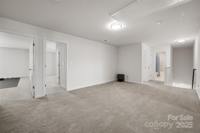 9529 Cotswood Pl, Gastonia, NC 28056 - spare room with attic access, carpet floors, and a smoke detector