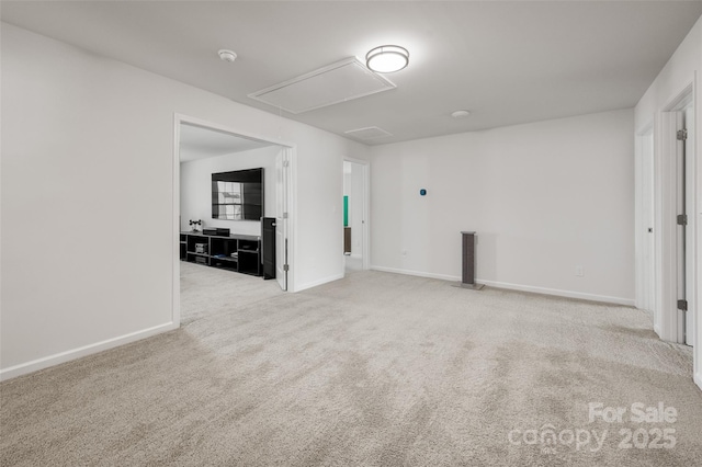 9529 Cotswood Pl, Gastonia, NC 28056 - carpeted spare room featuring attic access and a smoke detector