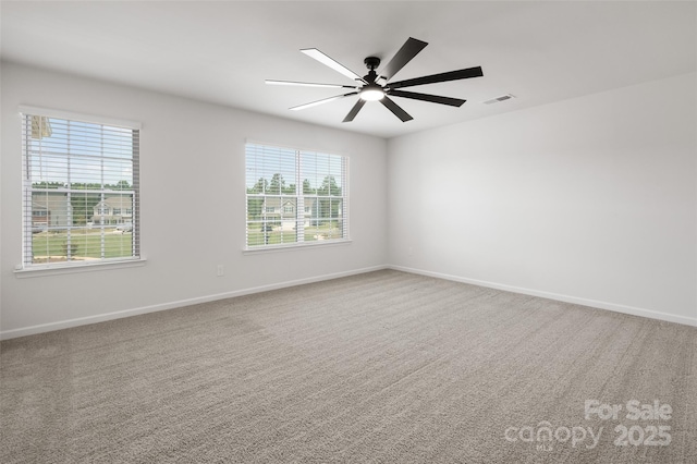 9529 Cotswood Pl, Gastonia, NC 28056 - carpeted empty room with ceiling fan and baseboards