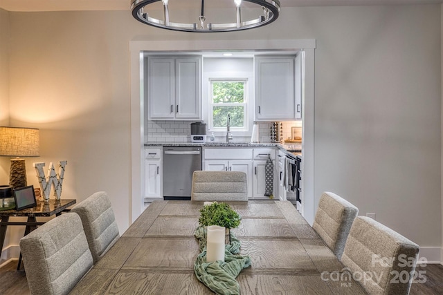 110 Camelot Dr, Granite Falls, NC 28630 - dining area featuring light wood finished floors