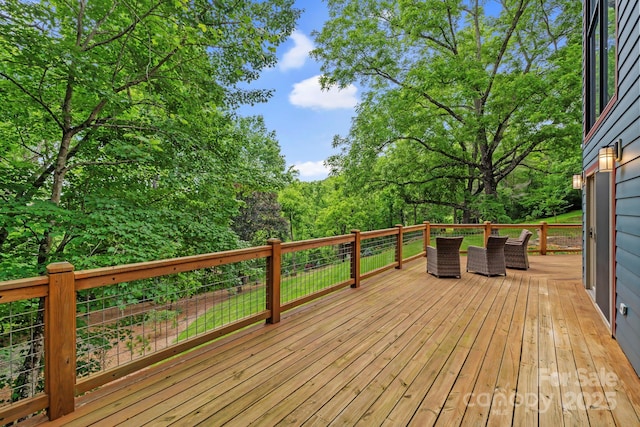 574 Locust Grove Dr, Waynesville, NC 28785 - view of deck