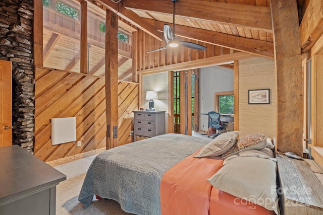 574 Locust Grove Dr, Waynesville, NC 28785 - bedroom with wooden ceiling