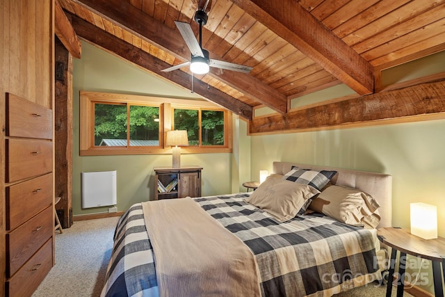 574 Locust Grove Dr, Waynesville, NC 28785 - bedroom with carpet flooring and wooden ceiling