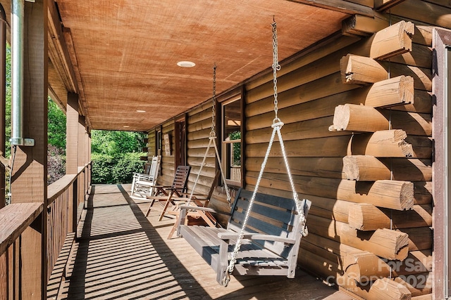 2266 Sugar Mountain Rd, Newland, NC 28657 - view of wooden porch