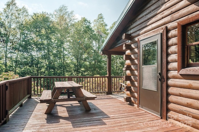 2266 Sugar Mountain Rd, Newland, NC 28657 - deck featuring outdoor dining area