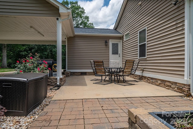 4441 Jim Wise Rd, Lincolnton, NC 28092 - view of patio with outdoor dining space
