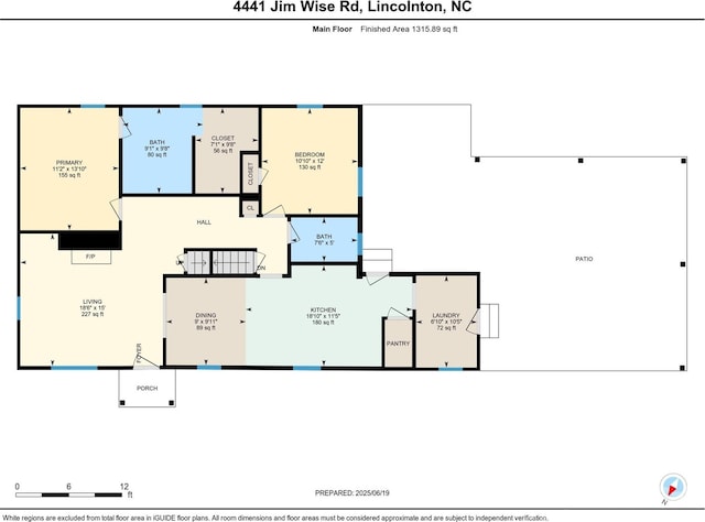 4441 Jim Wise Rd, Lincolnton, NC 28092 - view of floor plan / room layout