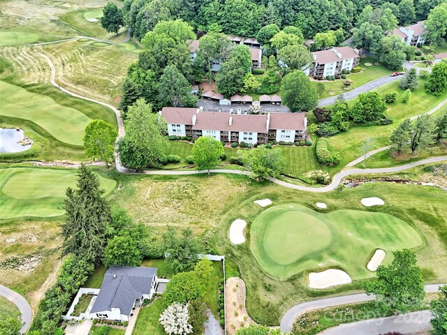 87 Willow Rd Unit D-4, Waynesville, NC 28786 - aerial view of property's location featuring a golf course