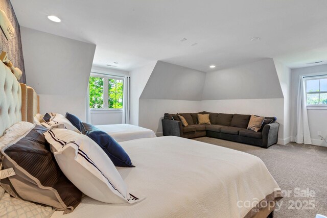 2122 Goose Creek Farm Ln, Indian Trail, NC 28079 - bedroom with carpet flooring and recessed lighting