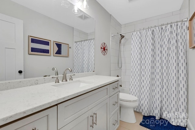 2122 Goose Creek Farm Ln, Indian Trail, NC 28079 - bathroom featuring vanity and tile patterned flooring