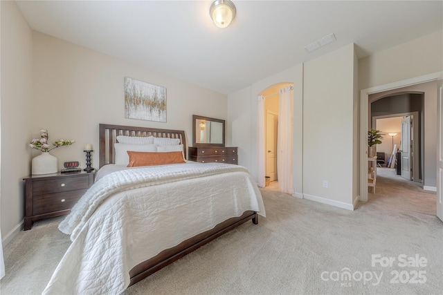 1178 Arges River Dr, Fort Mill, SC 29715 - carpeted bedroom with arched walkways and baseboards