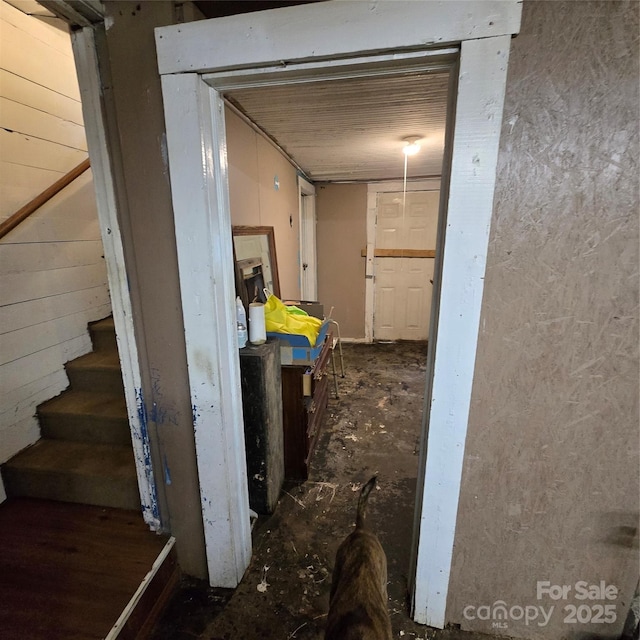 127 Hibriten Mountain Rd, Lenoir, NC 28645 - hall featuring stairs