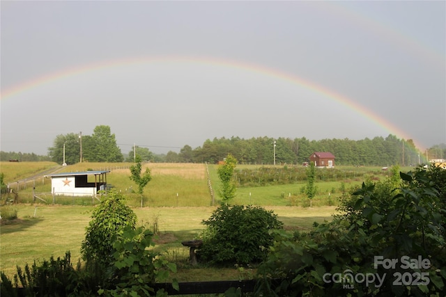 5188 Dysartsville Rd, Morganton, NC 28655 - view of yard featuring a rural view and an outdoor structure