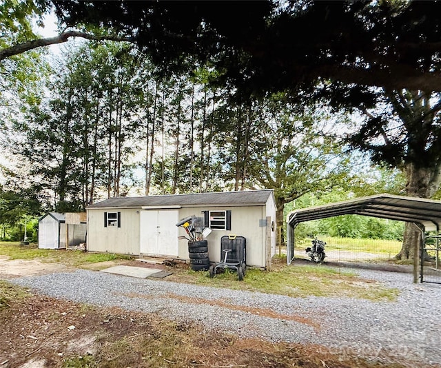 5188 Dysartsville Rd, Morganton, NC 28655 - view of shed with a detached carport