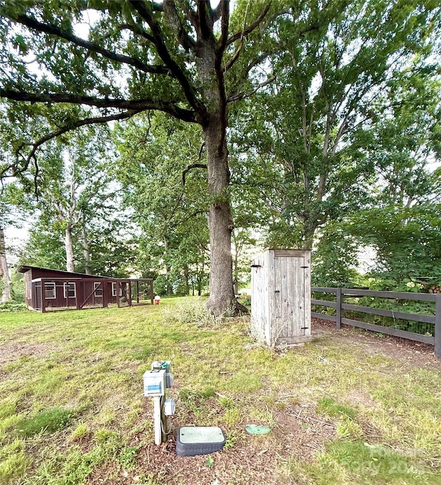 5188 Dysartsville Rd, Morganton, NC 28655 - view of yard with an outbuilding