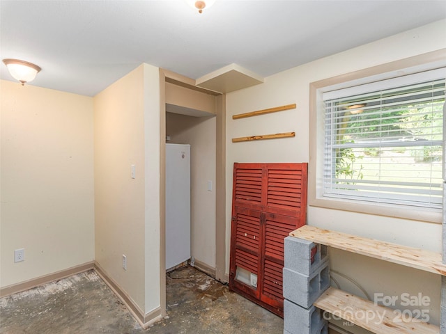 1131 Laurel Branch Rd, Waynesville, NC 28785 - interior space featuring baseboards and concrete flooring