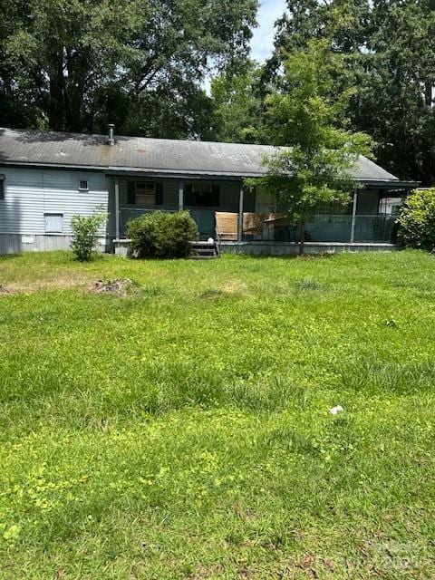 4914 Friendship Dr, Matthews, NC 28105 - back of house with a yard