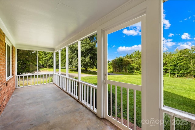 13715 Mayes Rd, Huntersville, NC 28078 - unfurnished sunroom with plenty of natural light