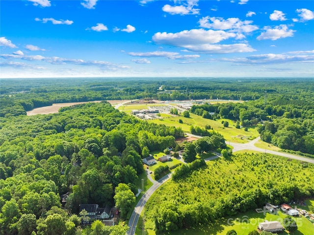 13715 Mayes Rd, Huntersville, NC 28078 - bird's eye view of a heavily wooded area