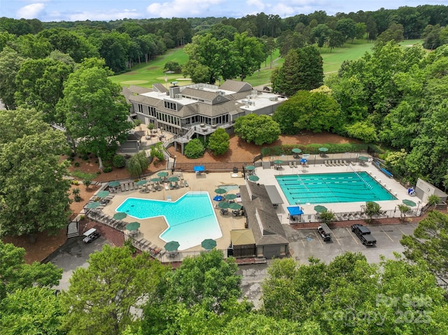23 Tanglewood Rd, Clover, SC 29710 - bird's eye view of a golf course