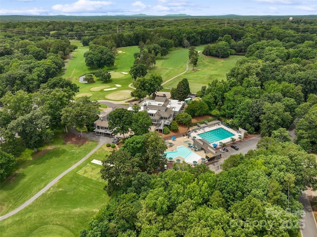 23 Tanglewood Rd, Clover, SC 29710 - aerial view of property and surrounding area with a golf club and a forest