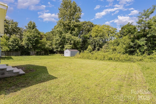210 Marshall St, Rock Hill, SC 29730 - view of yard featuring a storage shed