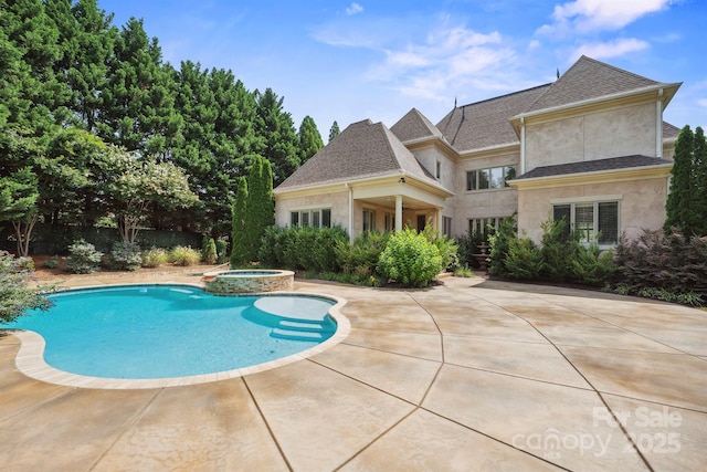 20635 Queensdale Dr, Cornelius, NC 28031 - view of pool featuring a patio and a pool with connected hot tub