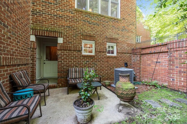 4854 S Hill View Dr, Charlotte, NC 28210 - view of patio / terrace