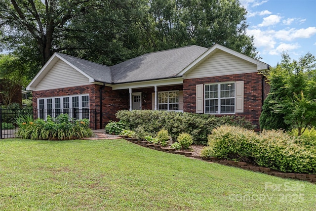 43 Paddington Dr SW, Concord, NC 28025 - ranch-style home featuring brick siding and roof with shingles
