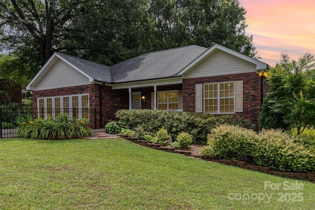 43 Paddington Dr SW, Concord, NC 28025 - ranch-style home featuring brick siding and roof with shingles
