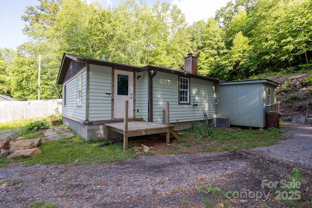 3153 US-70 Hwy E, Black Mountain, NC 28711 - back of house with a chimney