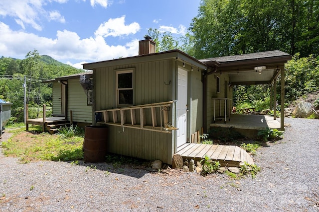 3153 US-70 Hwy E, Black Mountain, NC 28711 - view of front facade with a chimney