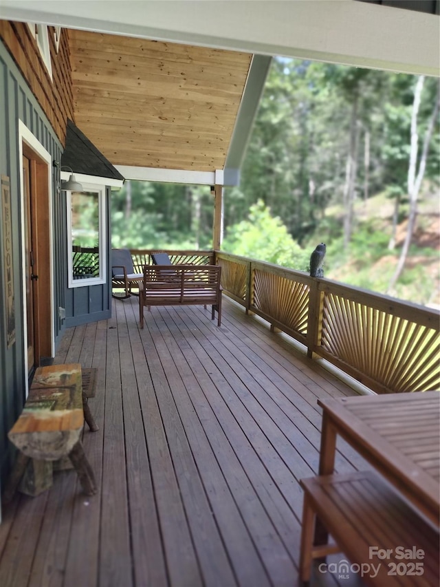 962 Laurel Mountain View Rd, Flat Rock, NC 28731 - view of deck