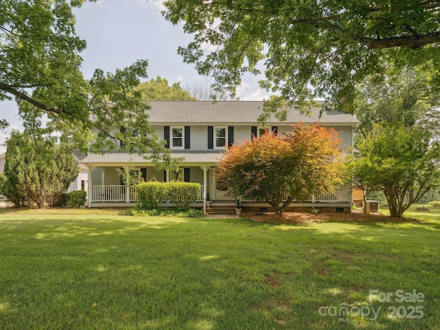 5632 Zion Church Rd, Concord, NC 28025 - view of front of property featuring a front yard and a porch