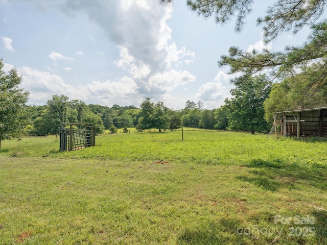 5632 Zion Church Rd, Concord, NC 28025 - view of grassy yard featuring a rural view and a view of trees