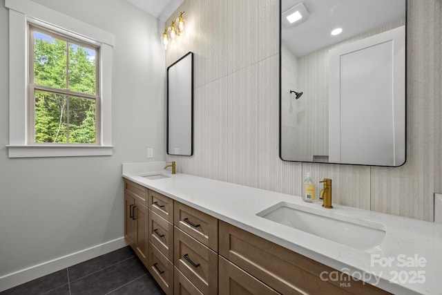 5507 NC-218 Hwy, Peachland, NC 28133 - full bath featuring tile patterned flooring and double vanity
