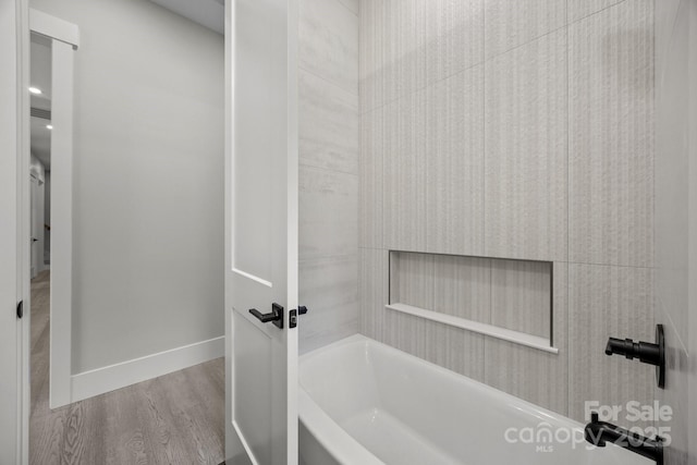 5507 NC-218 Hwy, Peachland, NC 28133 - full bath with wood finished floors and  shower combination