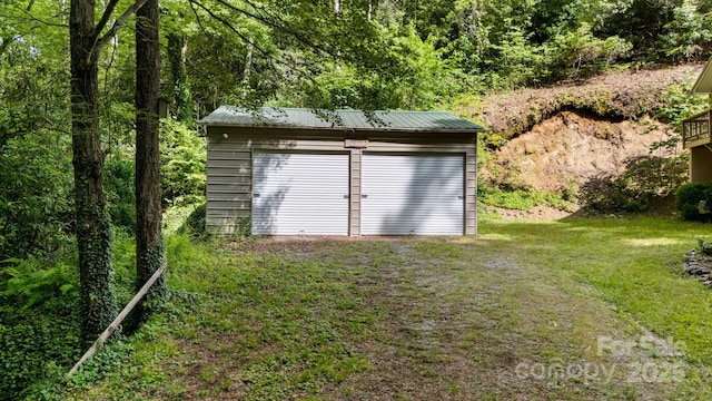 80 Laurel Canyon Rd, Franklin, NC 28734 - view of outdoor structure featuring a view of trees
