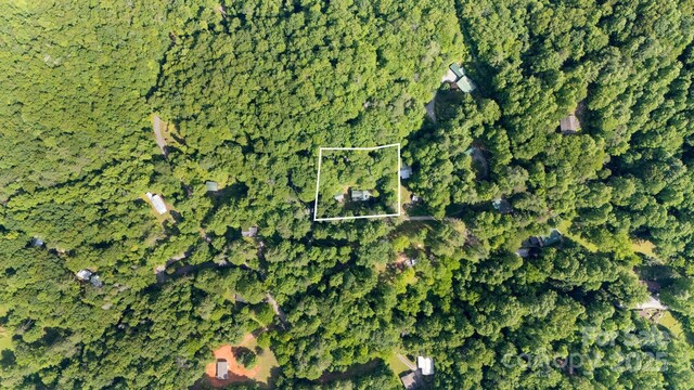 80 Laurel Canyon Rd, Franklin, NC 28734 - aerial overview of property's location featuring property parcel outlined