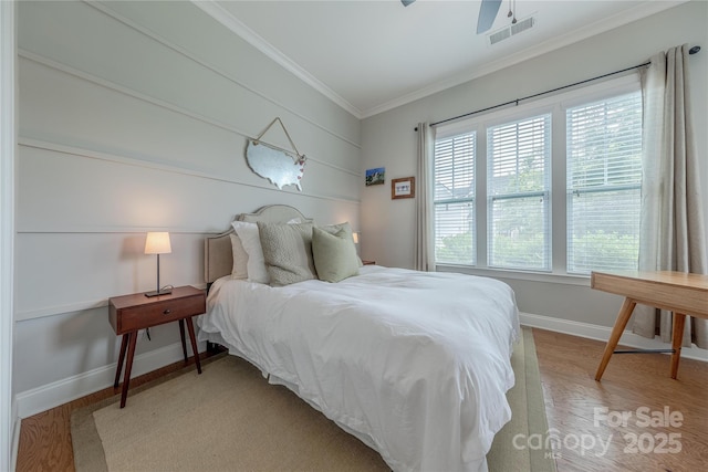5256 Meadowcroft Way, Fort Mill, SC 29708 - bedroom featuring ornamental molding and light wood-style floors