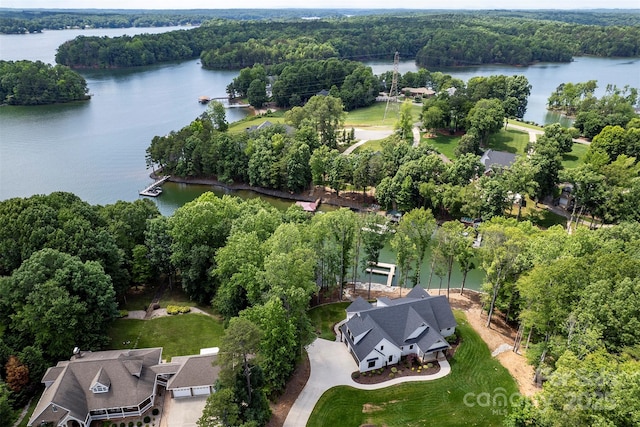 176 Windwood Ln, Troutman, NC 28166 - bird's eye view of a nearby body of water