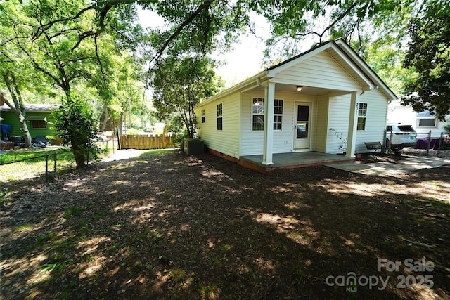 201 W 19th St, Kannapolis, NC 28081 - view of front of home featuring a patio area