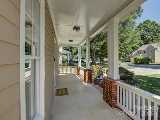 8508 Sandowne Ln, Huntersville, NC 28078 - view of covered porch