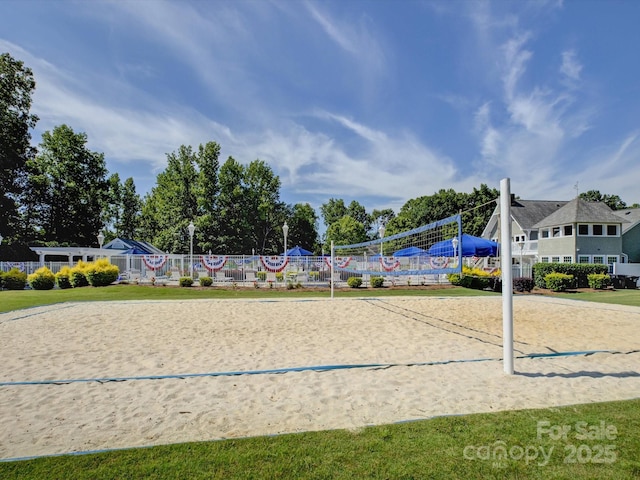 8508 Sandowne Ln, Huntersville, NC 28078 - view of home's community with volleyball court and a lawn