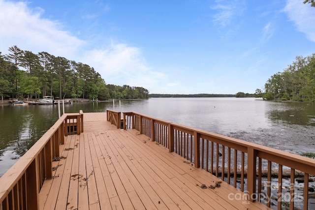 165 Futrell Lndg, New London, NC 28127 - dock area featuring a water view