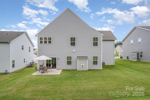 808 Dogwood Creek Ln, Indian Trail, NC 28079 - back of house featuring a patio and a lawn